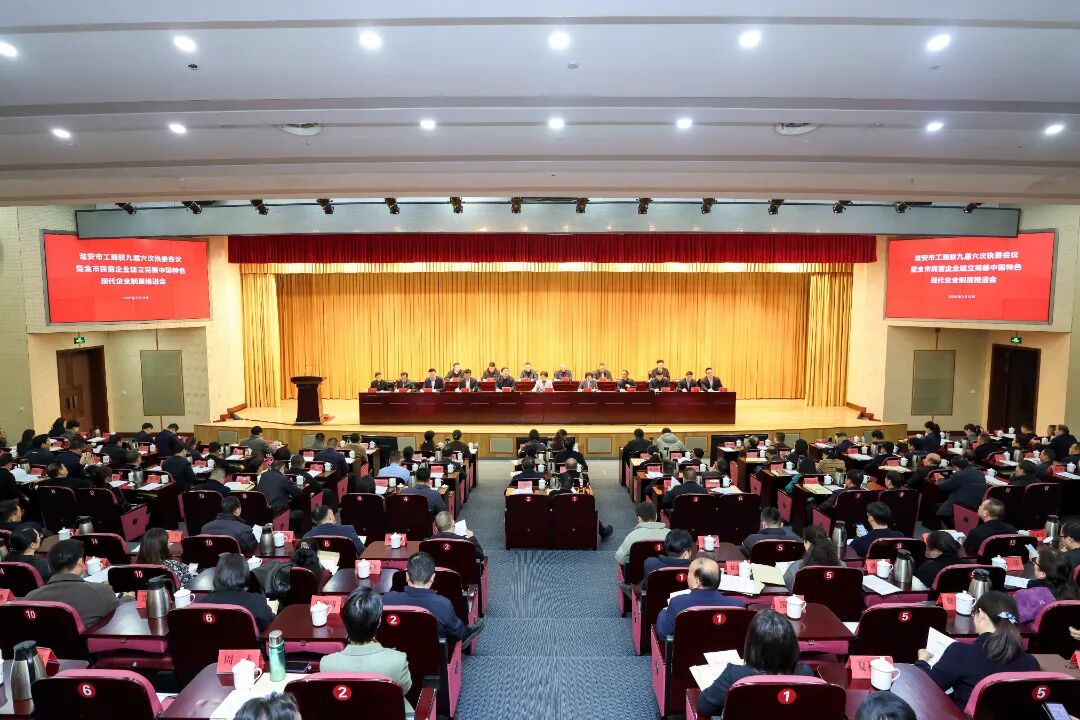 淮安市工商联九届六次执委会议暨全市民营企业建立完善现代企...